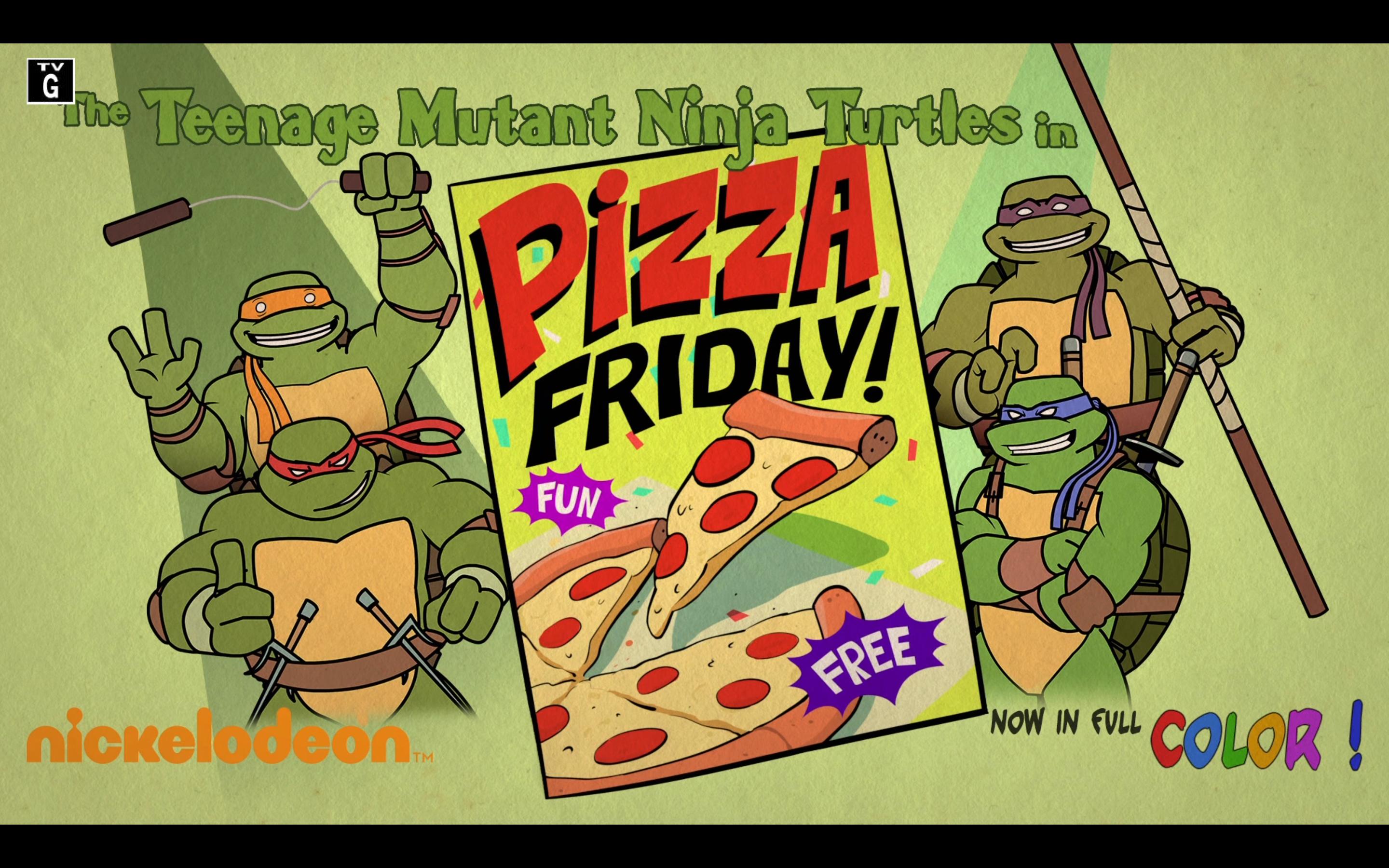 Teenage Mutant Ninja Turtles in Pizza Friday! (2016)
