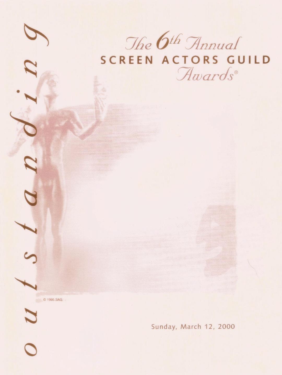 6-я церемония вручения премии Гильдии киноактеров (2000)
